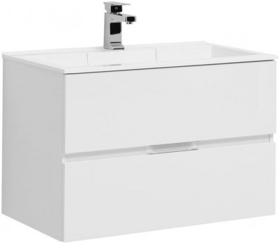 Тумба с раковиной Aquanet Алвита 80 белый 