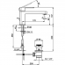 Смеситель для раковины CISAL Roadster RR00151021  