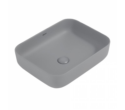 Раковина накладная ABBER Rechteck AC2202MG серая матовая Раковина накладная ABBER Rechteck AC2202MG серая матовая