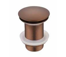 Слив для раковины, автомат(клик-клак) BRUSHED BRONZE Boheme 612-BRB брашированная бронза Слив для раковины, автомат(клик-клак) BRUSHED BRONZE Boheme 612-BRB брашированная бронза