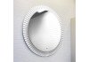 Зеркало Comforty Мадрид-90 LED-подсветка, бесконтактный сенсор, антизапотевание, белый глянец 