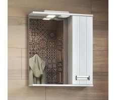 Шкаф VIGO навесной с зеркалом Diana 600 правый со спотом z.DIA.60.R.El Шкаф VIGO навесной с зеркалом Diana 600 правый со спотом z.DIA.60.R.El