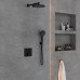 Душевой комплект Vincea VSFW-4212MB встраиваемый, 2 режима, черный 