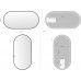 Зеркало Aquanet Контур 600х1200 LED TX овал, черный 00367645 