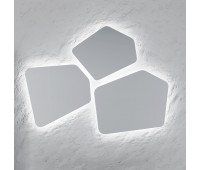 Комплект комбинаторных зеркал Jorno Stn.05/W/JR Stone 3 шт (капля)
