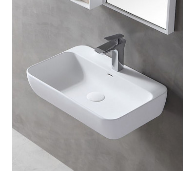 Раковина подвесная ABBER Stein AS2654 белая матовая Раковина подвесная ABBER Stein AS2654 белая матовая