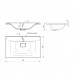 Раковина Vincea из кварцевого камня, цвет серый VCB-3M750G Раковина Vincea из кварцевого камня, цвет серый VCB-3M750G