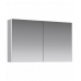 Зеркальный шкаф 100  см AQWELLA Mobi MOB0410+MOB0717W Белый 