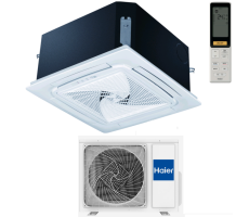Сплит-система, Haier, Super Match Plus, кассетная, 4-х поточная компакт, с ИК пультом AB25S2SC1FA/1U25S2SM4FA/PB-700KB 