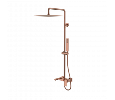 Стойка для душа QUBIC Copper Brushed Boheme 478-CB брашированная медь Стойка для душа QUBIC Copper Brushed Boheme 478-CB брашированная медь