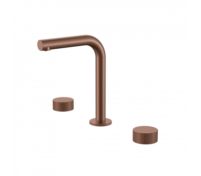                 Смеситель на столешницу STICK LINEA на 3 отв. BRUSHED BRONZE Boheme 152-BRB.3 брашированная бронза 