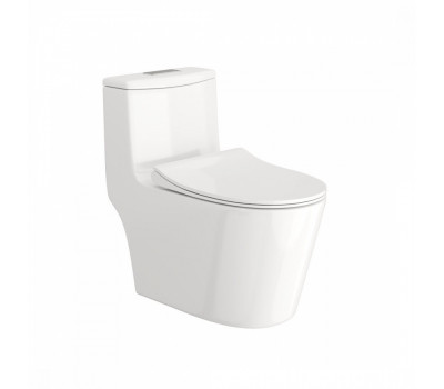 Унитаз напольный Maretti Florenza безободковый с микролифтом, FL10MNBM17-844, белый 