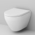 Унитаз подвесной FlashClean с сиденьем микролифт AM.PM Spirit V2.0 C701700SC Белый 
