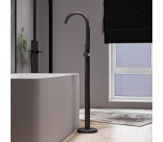 Смеситель для ванны и душа, отдельностоящий Damixa Scandinavian Pure 365000300 Черный 