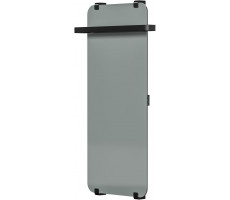 Полотенцесушитель электрический Allen Brau Infinity 100x44 с рейлингом 2.0, черный матовый 