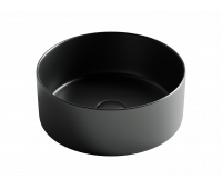 Умывальник чаша накладная круглая (цвет Чёрный Матовый) Element 358*358*137мм Ceramica Nova CN6032MB Чёрный Матовый 