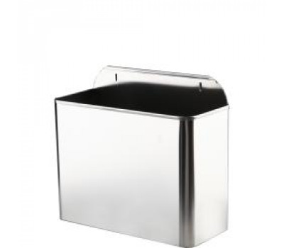 Контейнер для мусора на 11 литров настенный из нержавеющей  стали NOFER 14098.2.S 