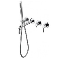 Смеситель для ванны встраиваемый Grocenberg GB5070CR, хром 