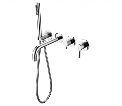 Смеситель для ванны встраиваемый Grocenberg GB5070CR, хром 