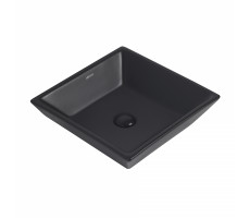 Раковина накладная ABBER Rechteck AC2214MB черная матовая 