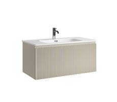 Тумба подвесная SANCOS Snob R 1.0 890х445х406, c одним ящиком оснащенным доводчиками, Beige Soft , арт.SNR1.090CE Тумба подвесная SANCOS Snob R 1.0 890х445х406, c одним ящиком оснащенным доводчиками, Beige Soft , арт.SNR1.090CE