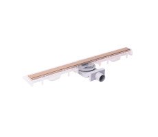 Душевой трап PLUMBERIA SELECTION PSM MODULAR PSM60BR, бронза 