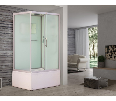 Кабина душевая 100х80 ESBANO ELEGANCIA ES-108 CKRB правый ESKB108CKRBR