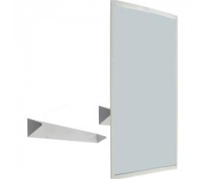 Зеркало антивандальное 800х600 c регулировкой угла наклона и рамкой из нержавеющей стали глянцевой NOFER 08024.B 