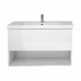Тумба под раковину подвесная Dreja Perfecto 70 см, белый