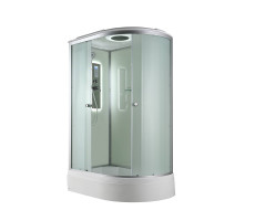 Душевая кабина AvaCan D3012L LED матовый Хром 