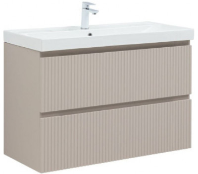 Тумба под раковину Aquanet Джейн (Flat) 90 бежевый 00343978 Тумба под раковину Aquanet Джейн (Flat) 90 бежевый 00343978