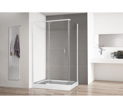 Душевой угол с поддоном Royal Bath  RB  HPV-T 120х80х213 (прозрачное) белый 