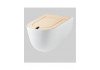 Унитаз подвесной безободковый Artceram The One THV001 01 00 цвет-Glossy White  (сидение отдельно)