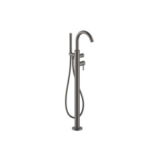 Смеситель для ванны напольный Fantini Nostromo 50 P5 E880B Gun metal Смеситель для ванны напольный Fantini Nostromo 50 P5 E880B Gun metal