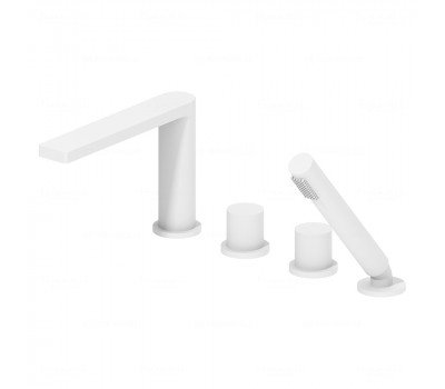 Смеситель на борт ванны Feramolli BO8826F белый 