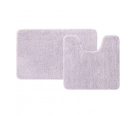 Набор ковриков для ванной комнаты, 50х80 + 50х50, микрофибра, розовый, IDDIS BSET04Mi13  