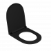 Унитаз подвесной безободковый D&K Matrix DT1396025, 490*370*360мм, сиденье микролифт, черный черный матовый 