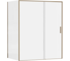 Душевой уголок Aquanet Pleasure Evo 160x100 AE65-160x100-GBT профиль золото-никель браш, прозрачное стекло 