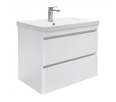 Тумба-умывальник подвесная Comforty Валдай-80П2 белая матовая с раковиной Comforty 4480 00-00019071 Тумба-умывальник подвесная Comforty Валдай-80П2 белая матовая с раковиной Comforty 4480 00-00019071