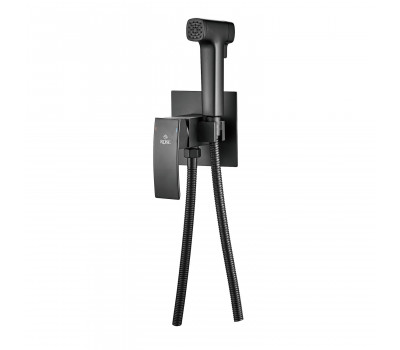 Гигиенический душ со смесителем Rose R1505H-2, черный