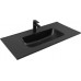 Раковина Aquanet Flat 90 черная матовая 