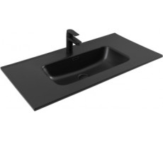 Раковина Aquanet Flat 90 черная матовая Раковина Aquanet Flat 90 черная матовая