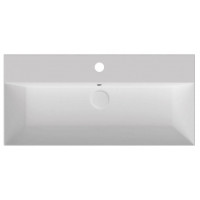 Раковина ISVEA SistemaZ Frame накладная ШГВ 900*422*150 отверстия для смесителя 1 цвет белый 10SF50090