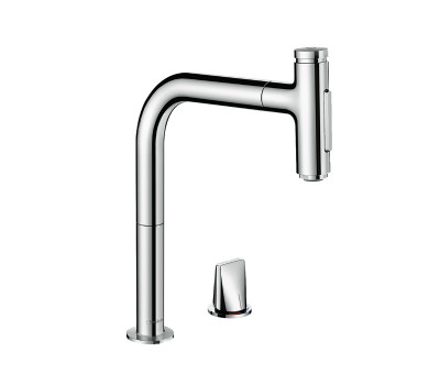 Смеситель для кухни Hansgrohe Metris Select 73819000 хром 