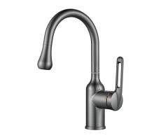 Смеситель для раковины Raffine F101T, оружейная сталь