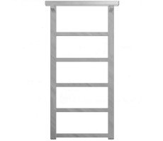 Полотенцесушитель Terminus Стандарт Контур П6  с полкой хром 