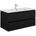 Тумба с раковиной Aquanet Вега 2.0 100 2 ящ. цв.черный (раковина Flat) 00344765 Тумба с раковиной Aquanet Вега 2.0 100 2 ящ. цв.черный (раковина Flat) 00344765