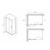 Душевой уголок ABBER Schwarzer Diamant AG30120B5-S60B5 черный матовый 
