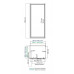 Душевой уголок WasserKRAFT  27I19 Хром 