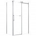 Душевое ограждение 120х90 Azario VANCOUVER AZ-NKF1131-R 900, БЕЗ ПОДДОНА раздвижная дверь вправо, серебро, стекло